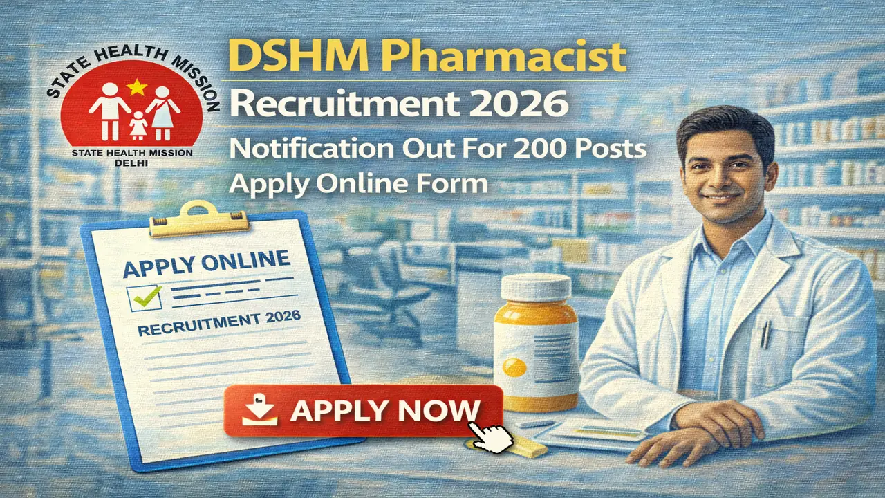 DSHM Pharmacist Recruitment 2026