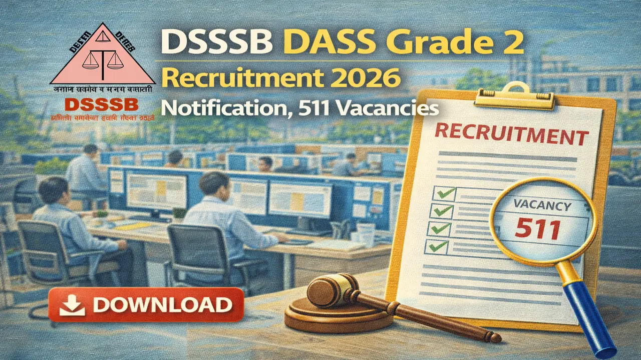 DSSSB DASS Grade 2 Recruitment 2026