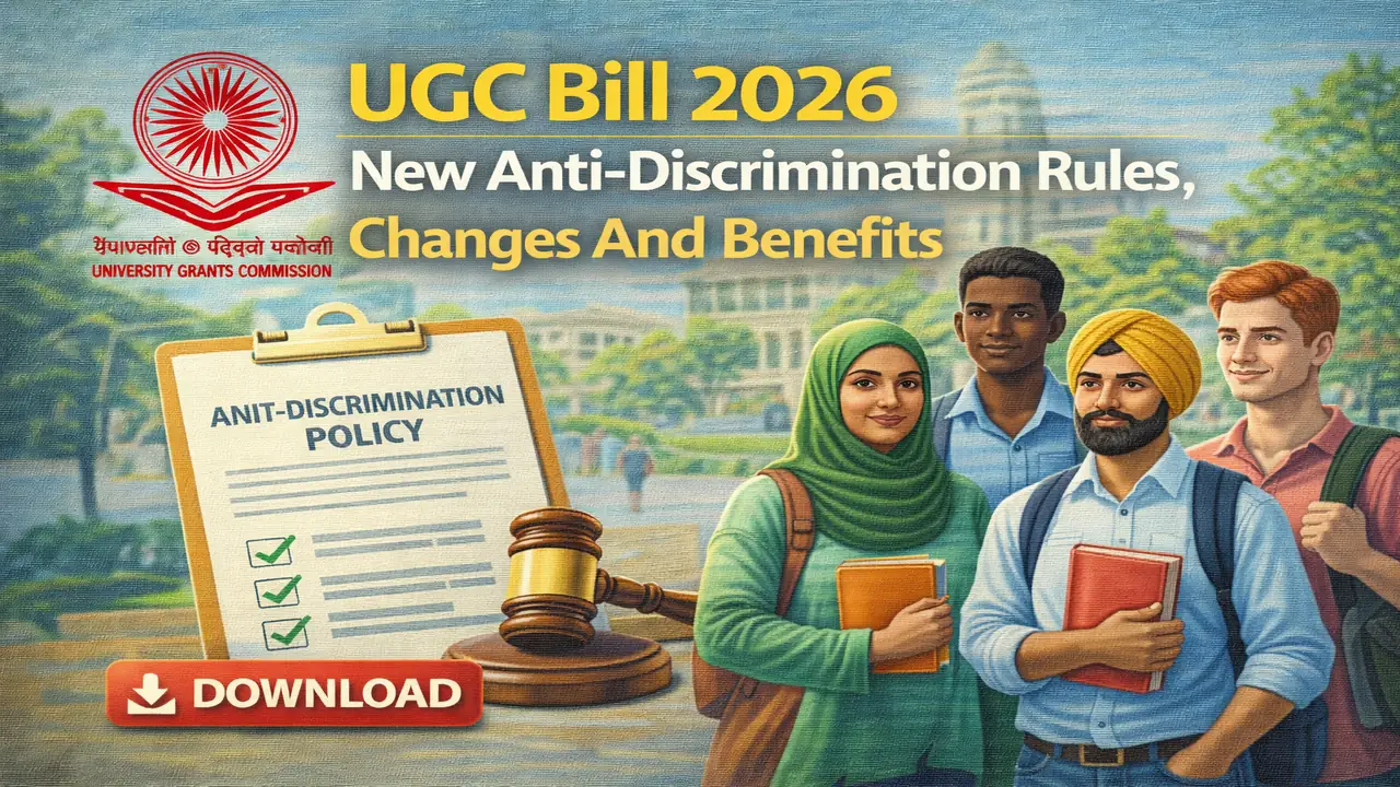 UGC Bill 2026 New Anti-Discrimination Rules, Changes And Benefits